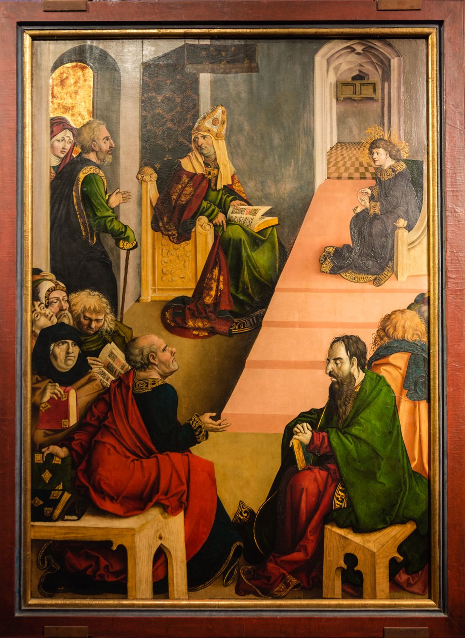 Jesus entre os médicos de Jörg Breu the Elder