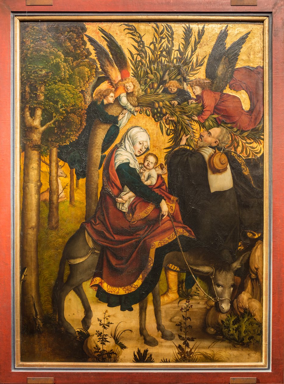 A fuga para o Egito de Jörg Breu the Elder