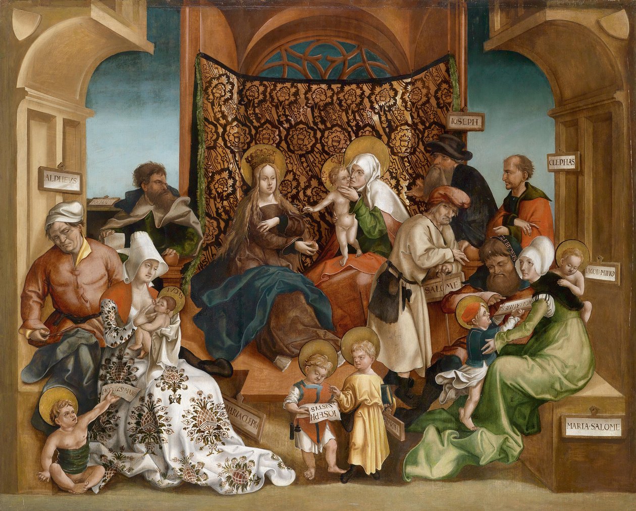 O Santo Parentesco de Jörg Breu the Younger