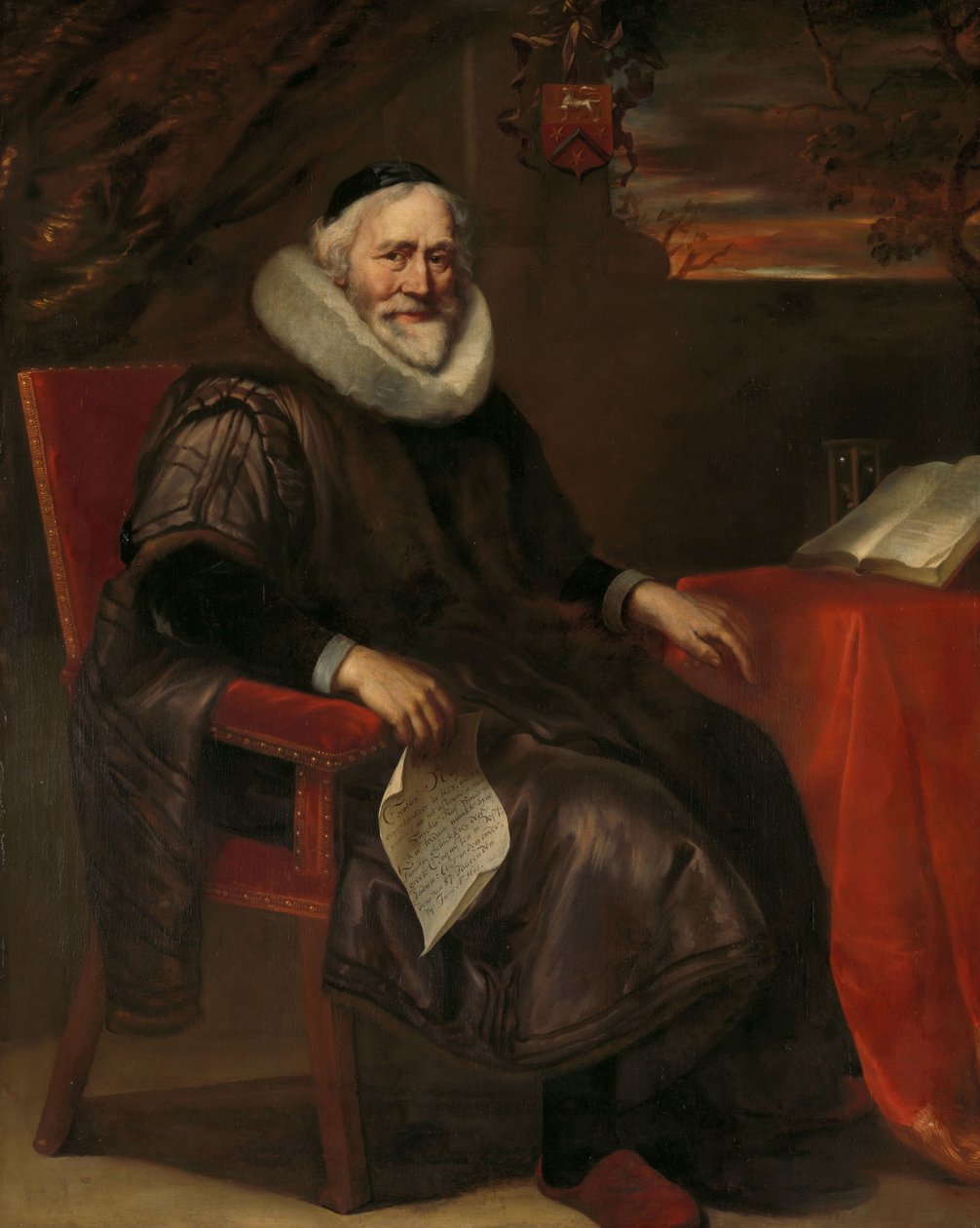 Cornelis Nuyts (1574-1661). Comerciante de Amesterdão de Jürgen Ovens