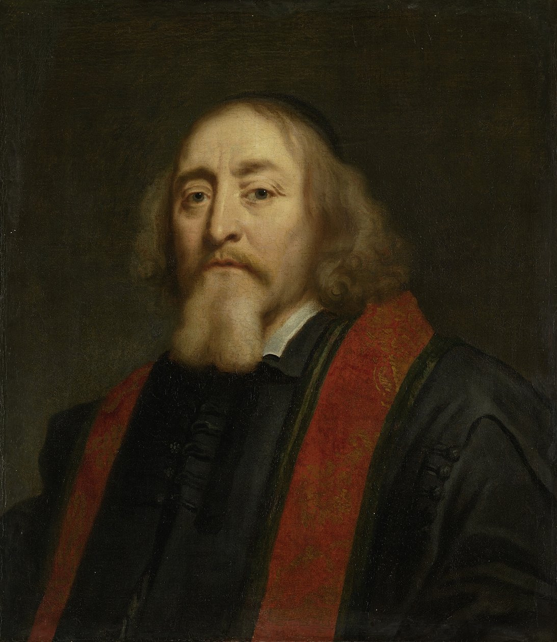 Retrato de Jan Amos Comenius 1592-1670, Betveen 1650 e 1670 de Jürgen Ovens