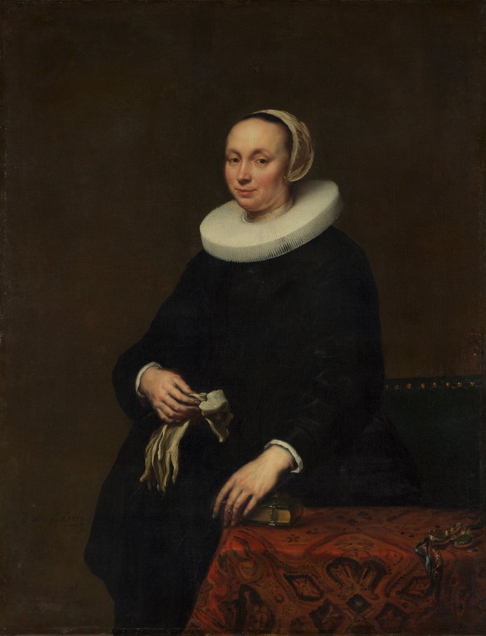 Retrato de uma mulher, 1650. de Jürgen Ovens