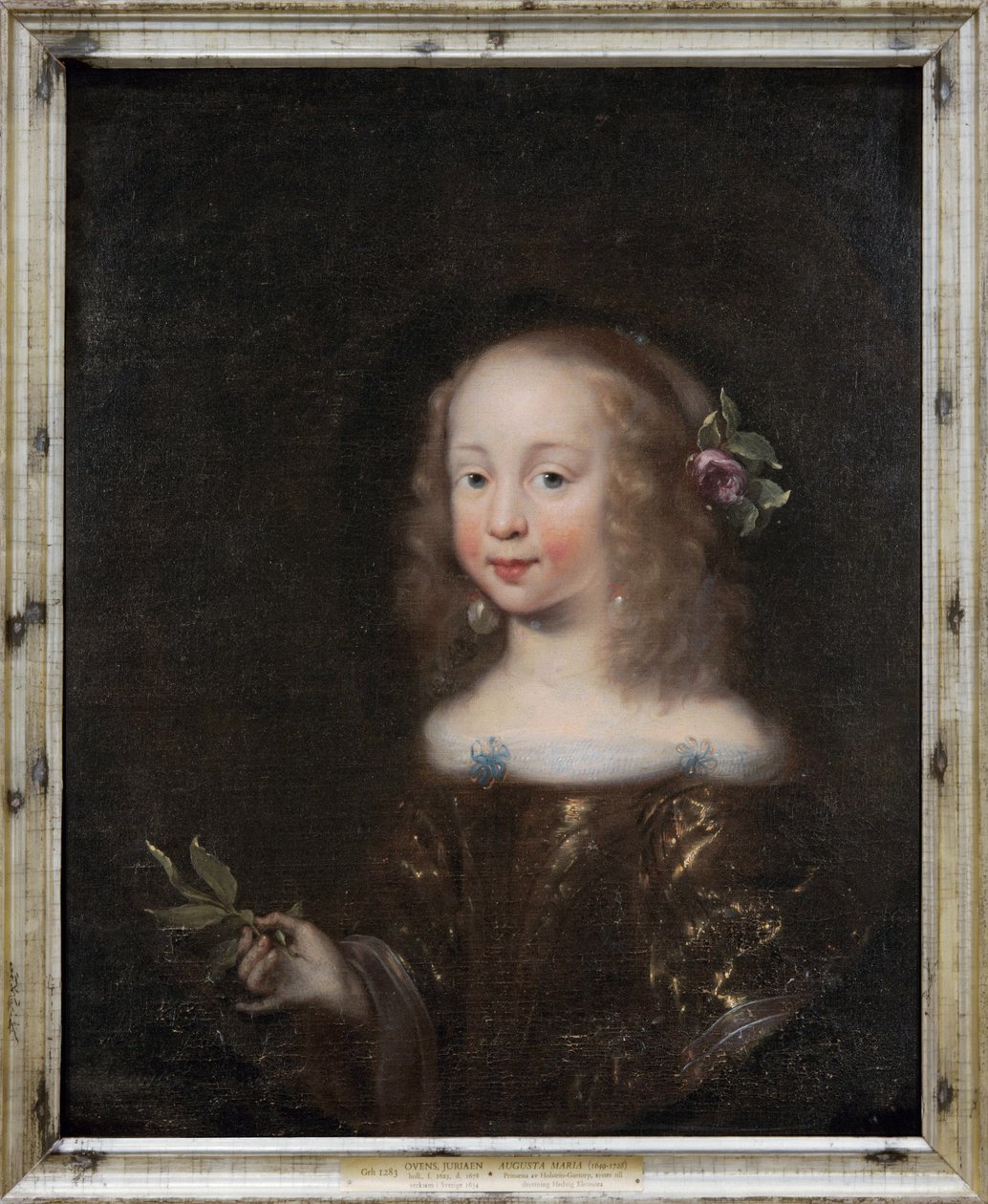Sueco: Augusta Maria, 1649-1728, Princesa de Holstein-Gottorp Augusta Maria, 1649-1728, Princesa de Holstein-Gottorp de Jürgen Ovens