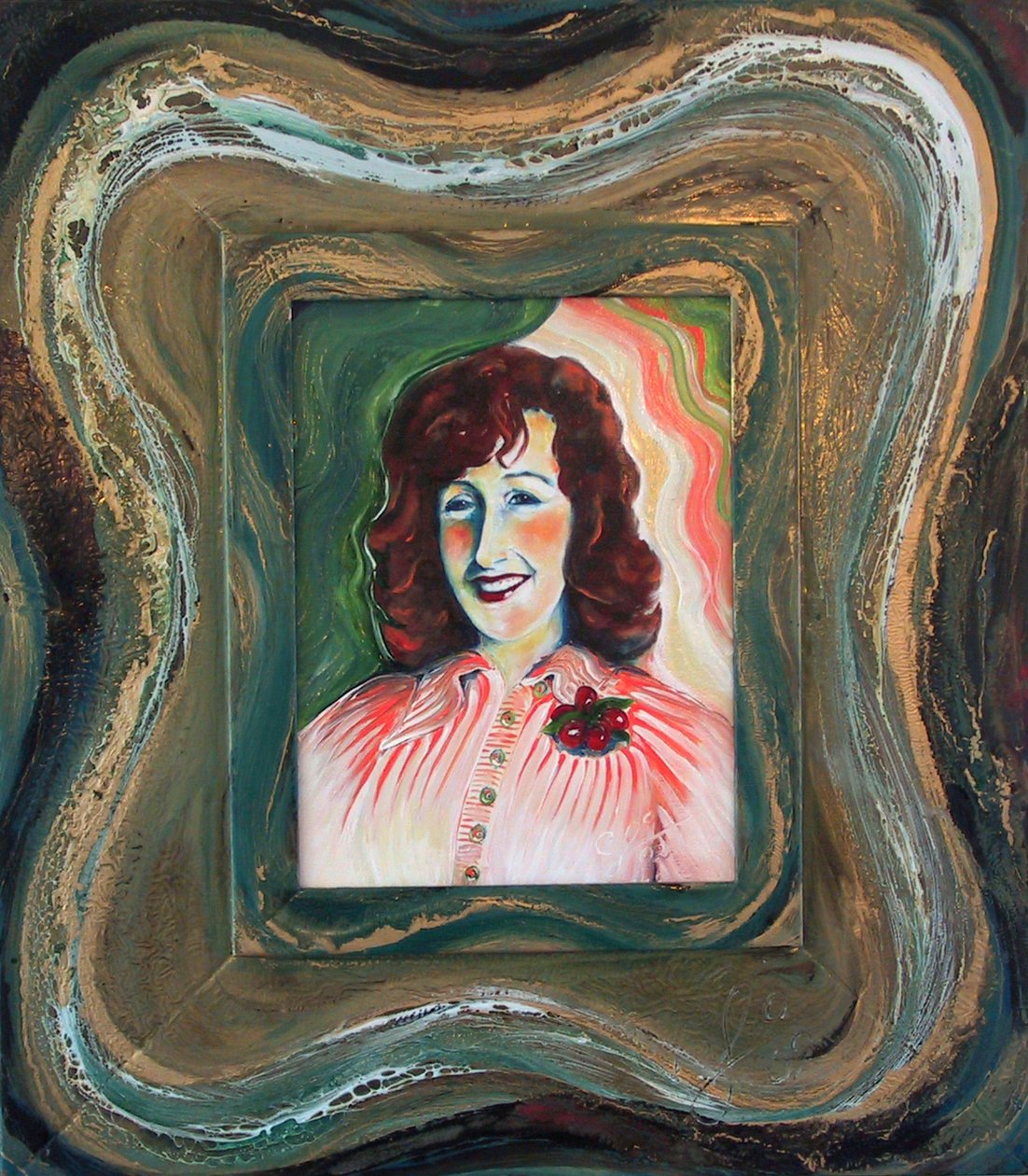 Lady with Cherry Brooch -Portrait- de JuleSimo