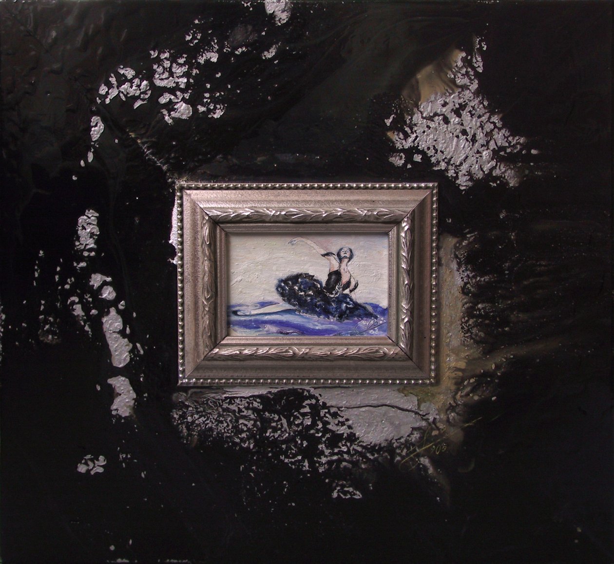 Prima Ballerina I - cisne tingido - (noir) de JuleSimo
