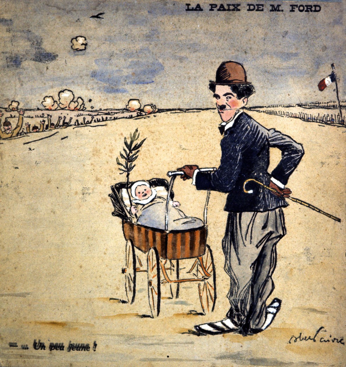 A paz do senhor Ford, 1917 de Jules Abel Faivre