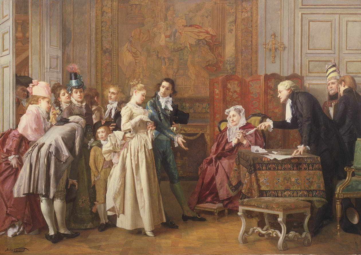O casamento de Jules Adolphe Goupil