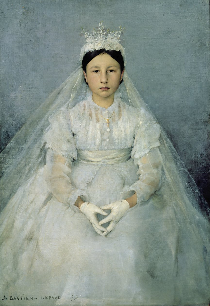 O Jovem Comunicador, 1875 de Jules Bastien Lepage