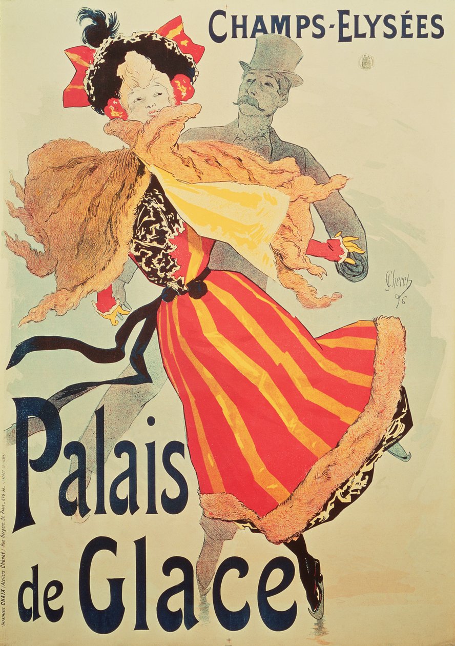 &39;Ice Palace&39;, Champs Elysees, Paris, 1893 de Jules Cheret