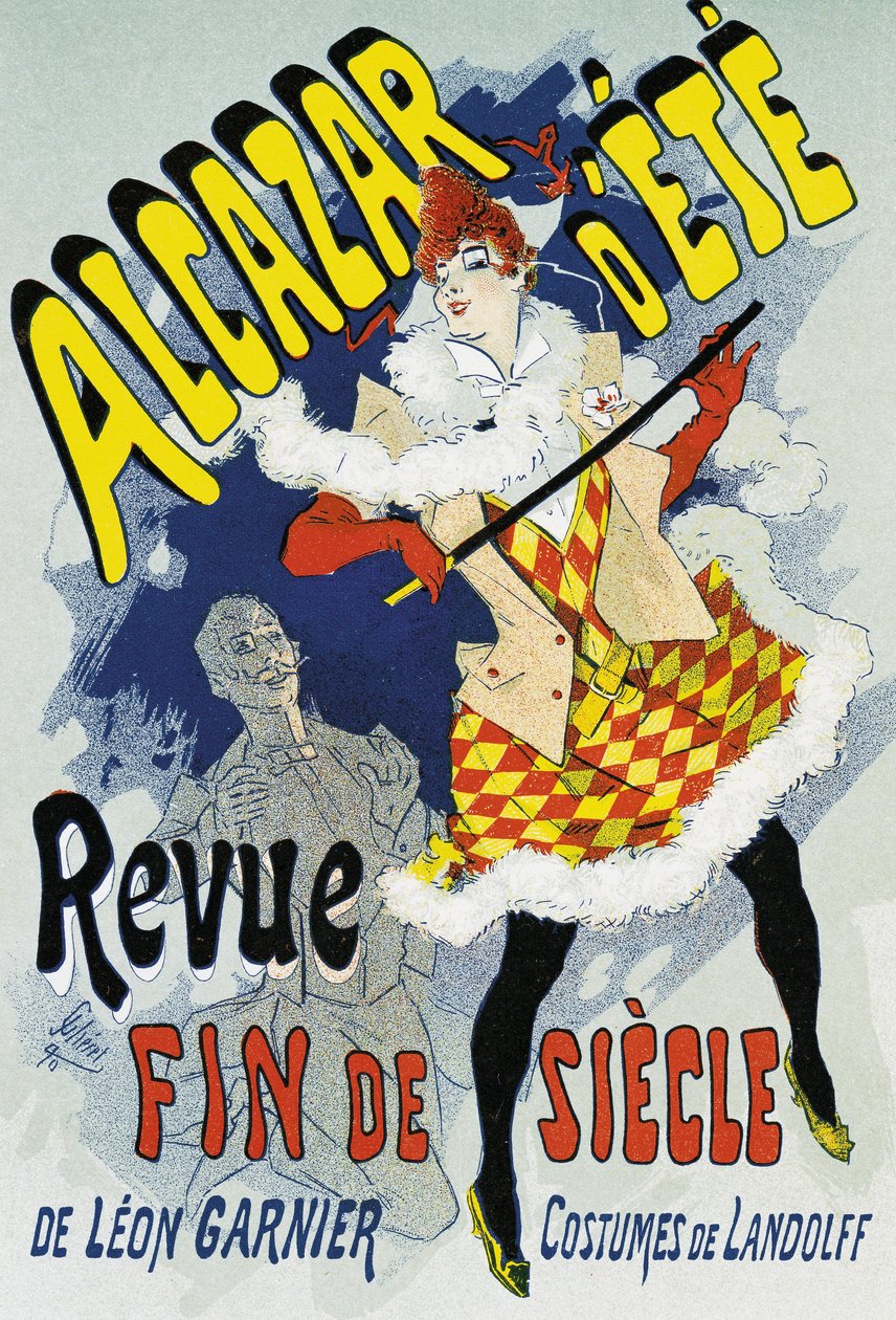 Cartaz publicitário um show de Jules Cheret