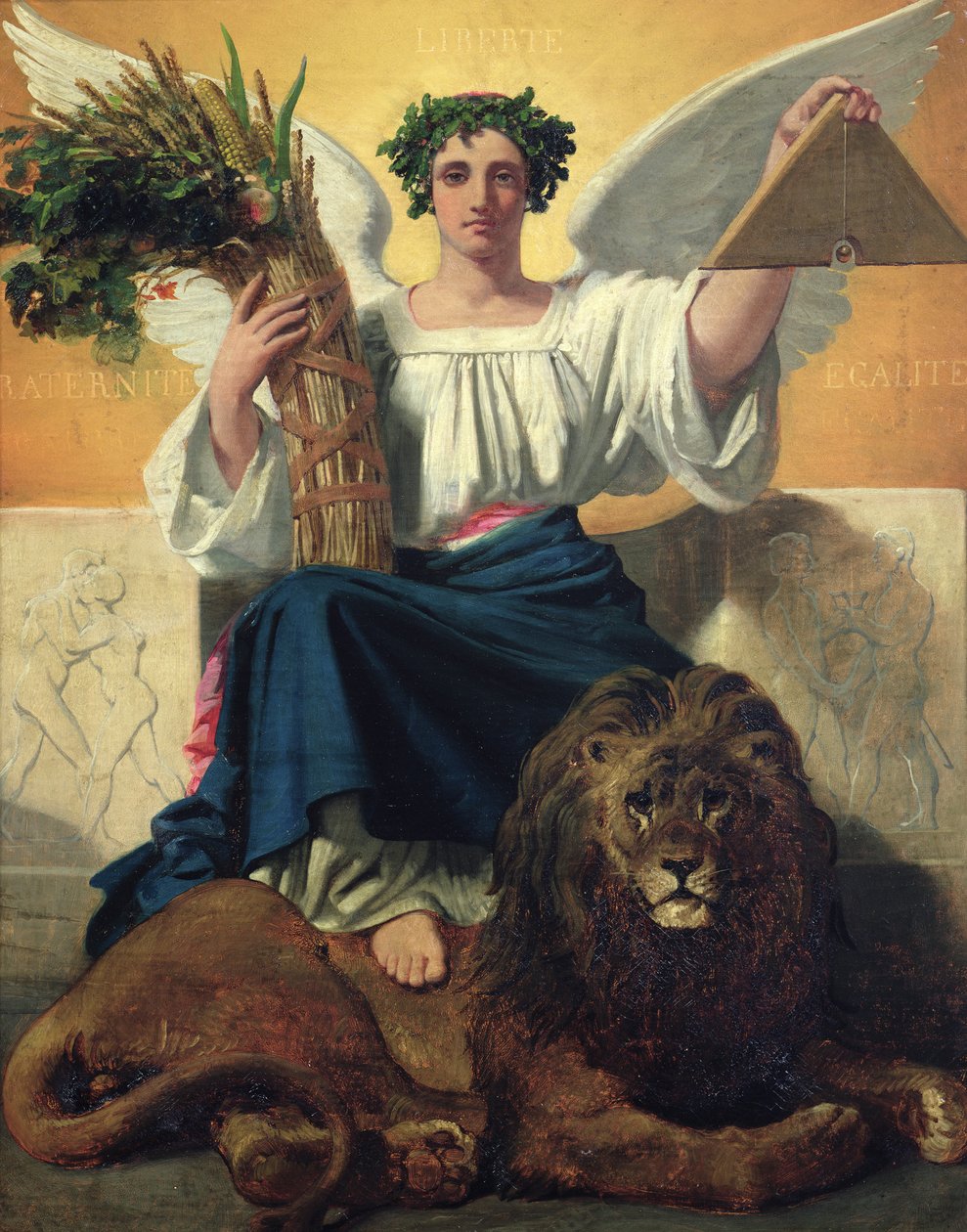 A República, 1848 de Jules Claude Ziegler