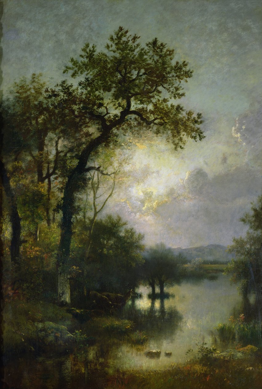 Manhã, c.1865 de Jules Dupré