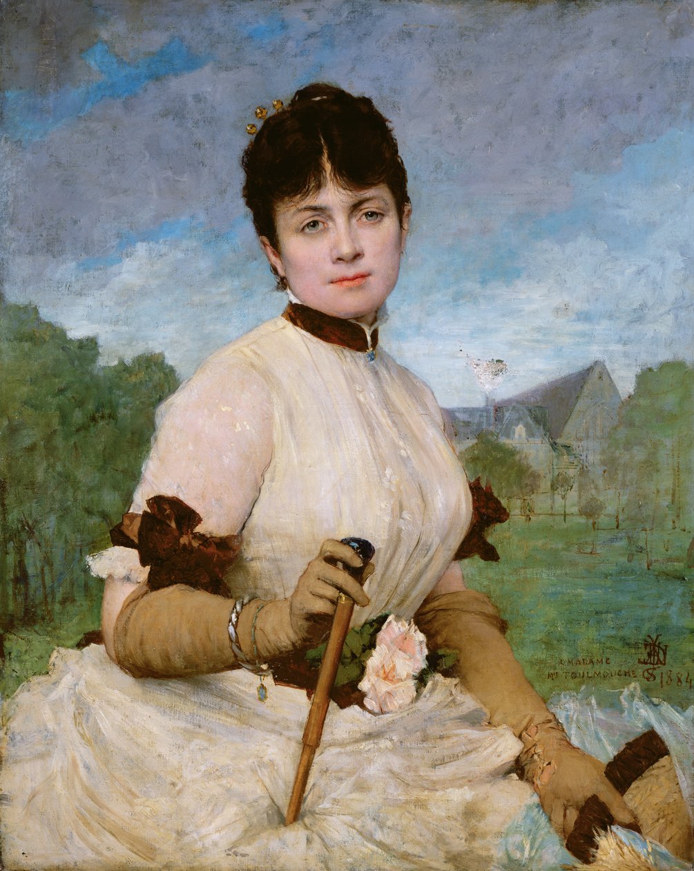 Madame Marie Toulmouche, 1884 de Jules Elie Delaunay
