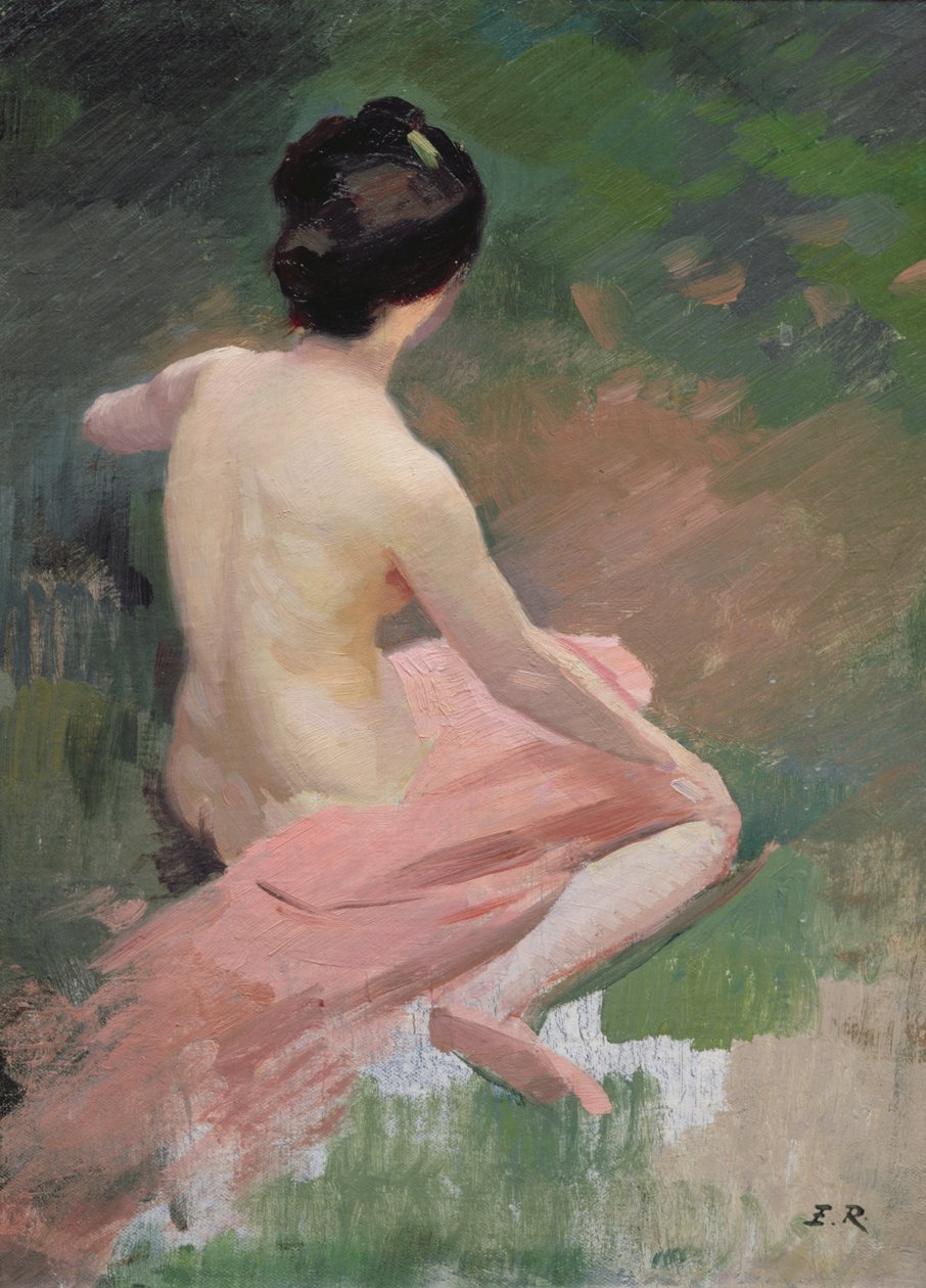 Nu feminino de Jules Ernest Renoux