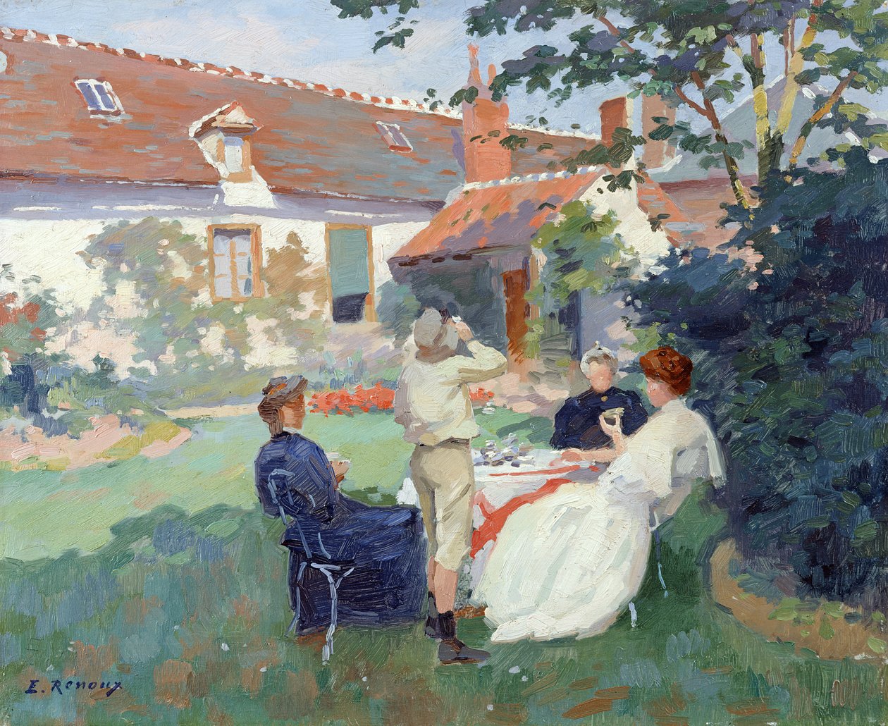 teatime de Jules Ernest Renoux