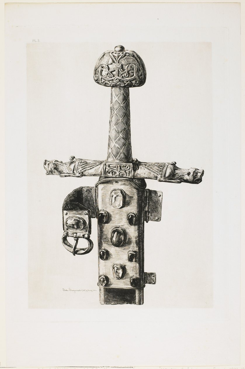 Espada de Carlos Magno, 1864 de Jules Ferdinand Jacquemart