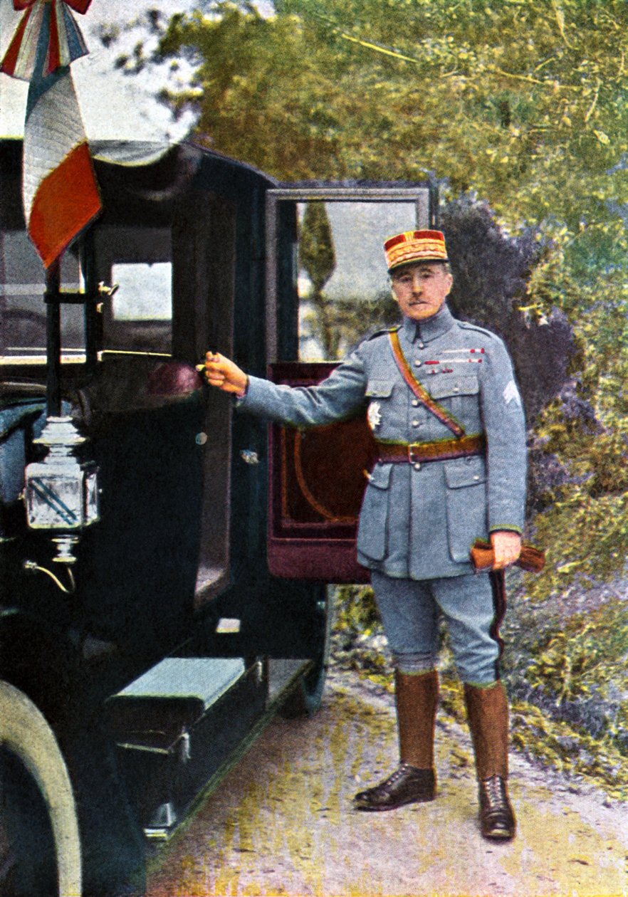 Robert Nivelle, setembro de 1916 (autocrômico) de Jules Gervais Courtellemont