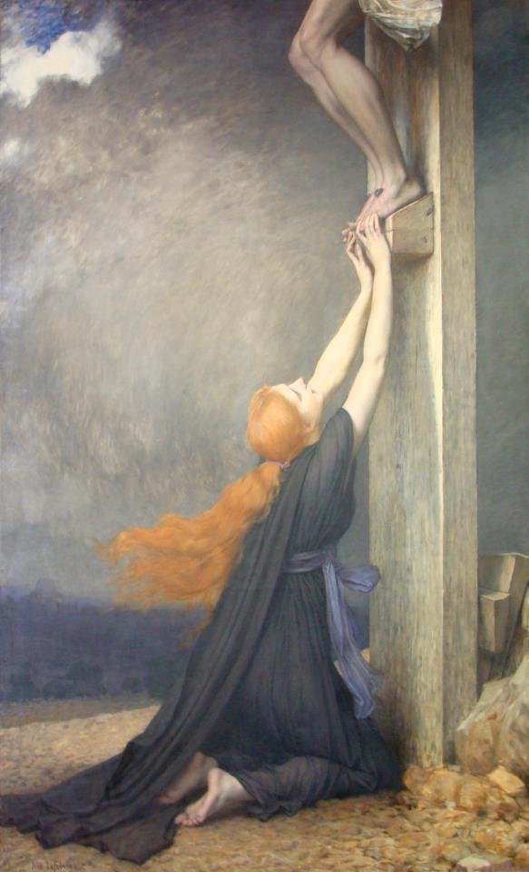 As dores de Maria Madalena Espanol: El Dolor de Maria Magdalenan de Jules Joseph Lefebvre