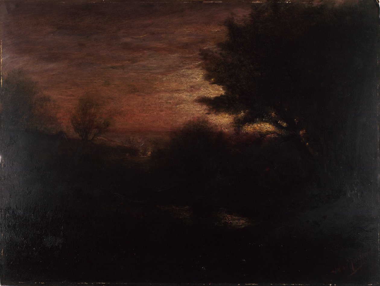 Paisagem da noite de Jules R. Mersfelder