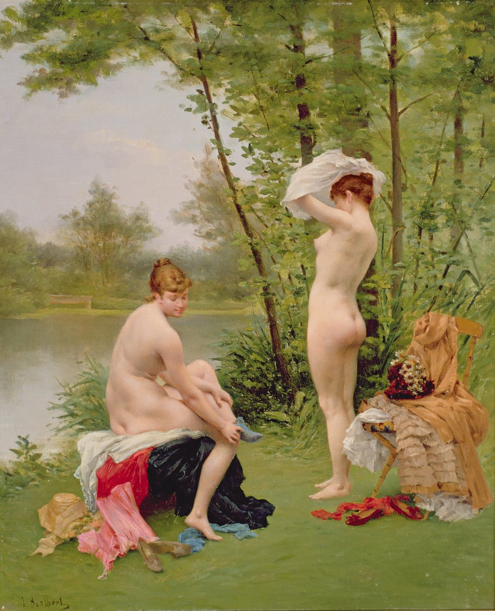Os banhistas de Jules Scalbert