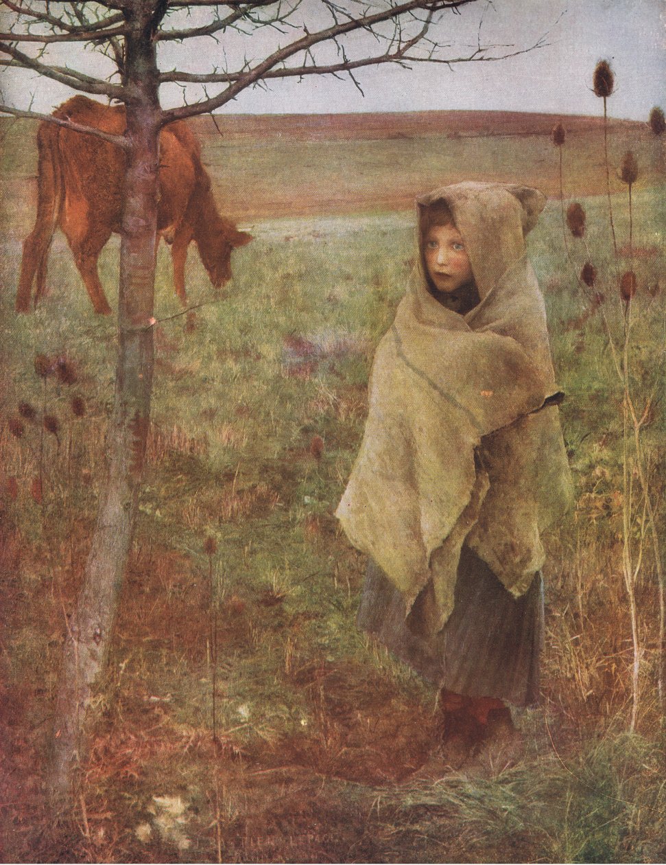 Pobre Toutinegra, Bibbys Anual, 1916-1917 de Jules after Bastien Lepage