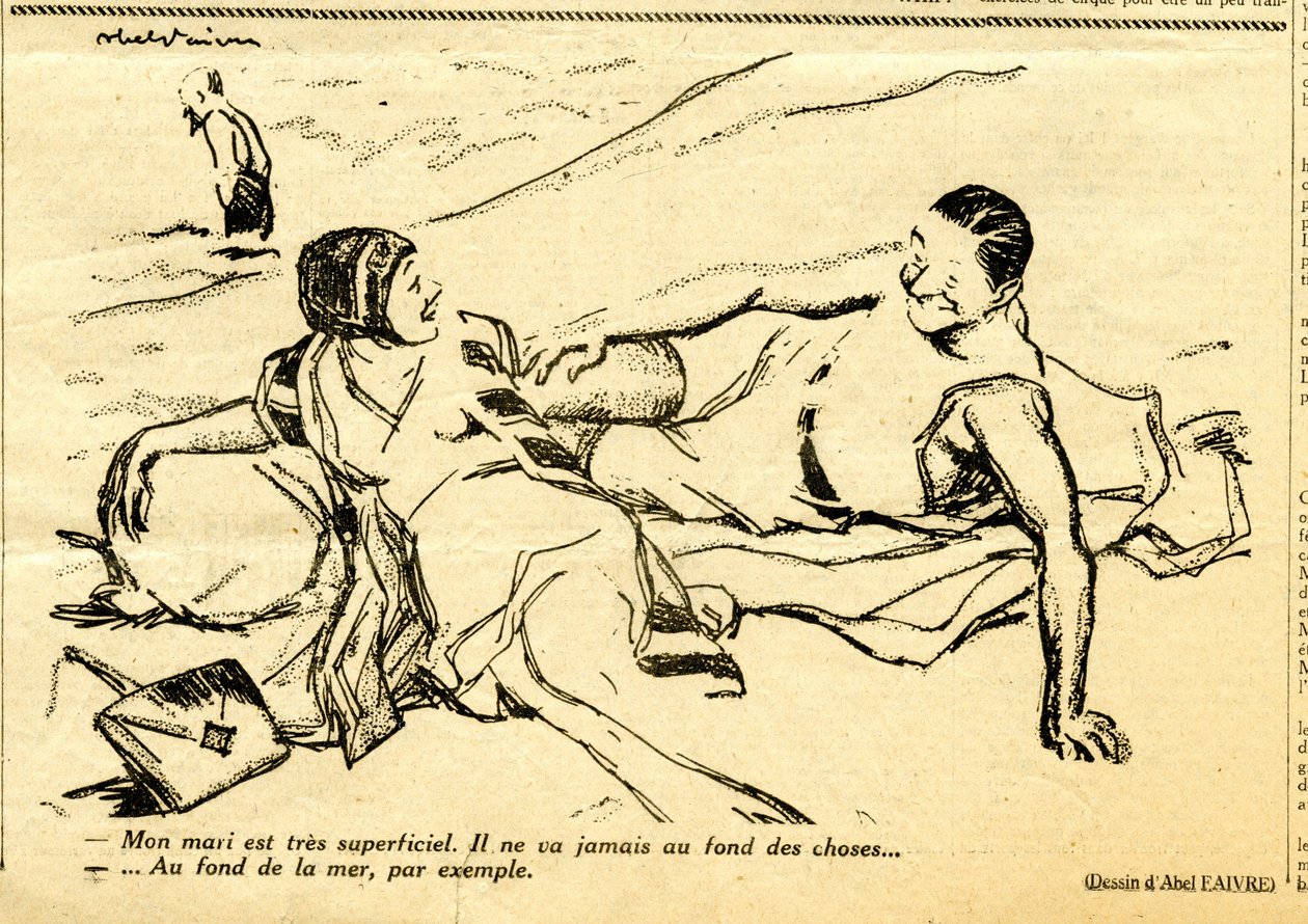 Candidato, Satirical em N & B de Jules Abel Faivre