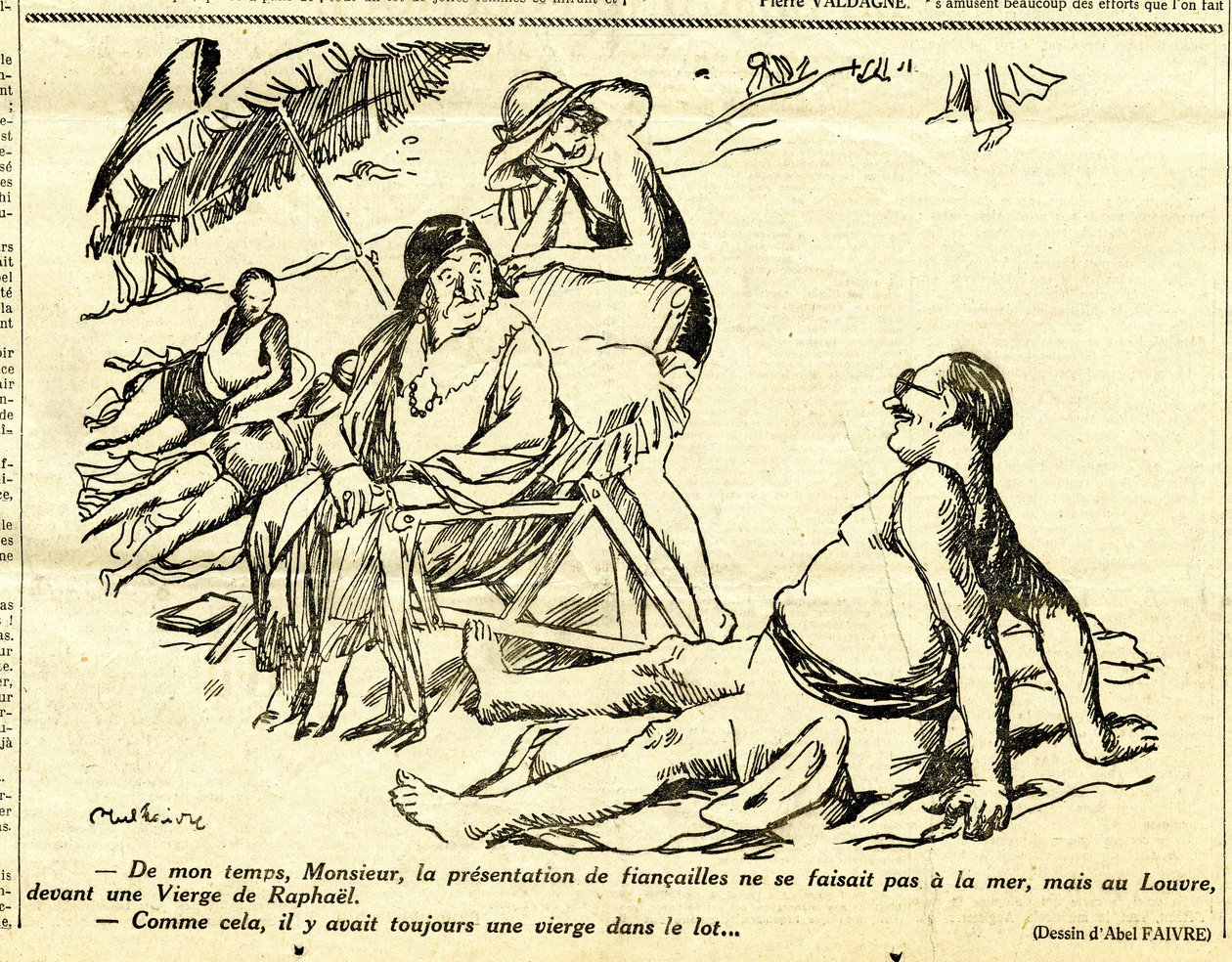 Candidato, Satirical em N & B de Jules Abel Faivre