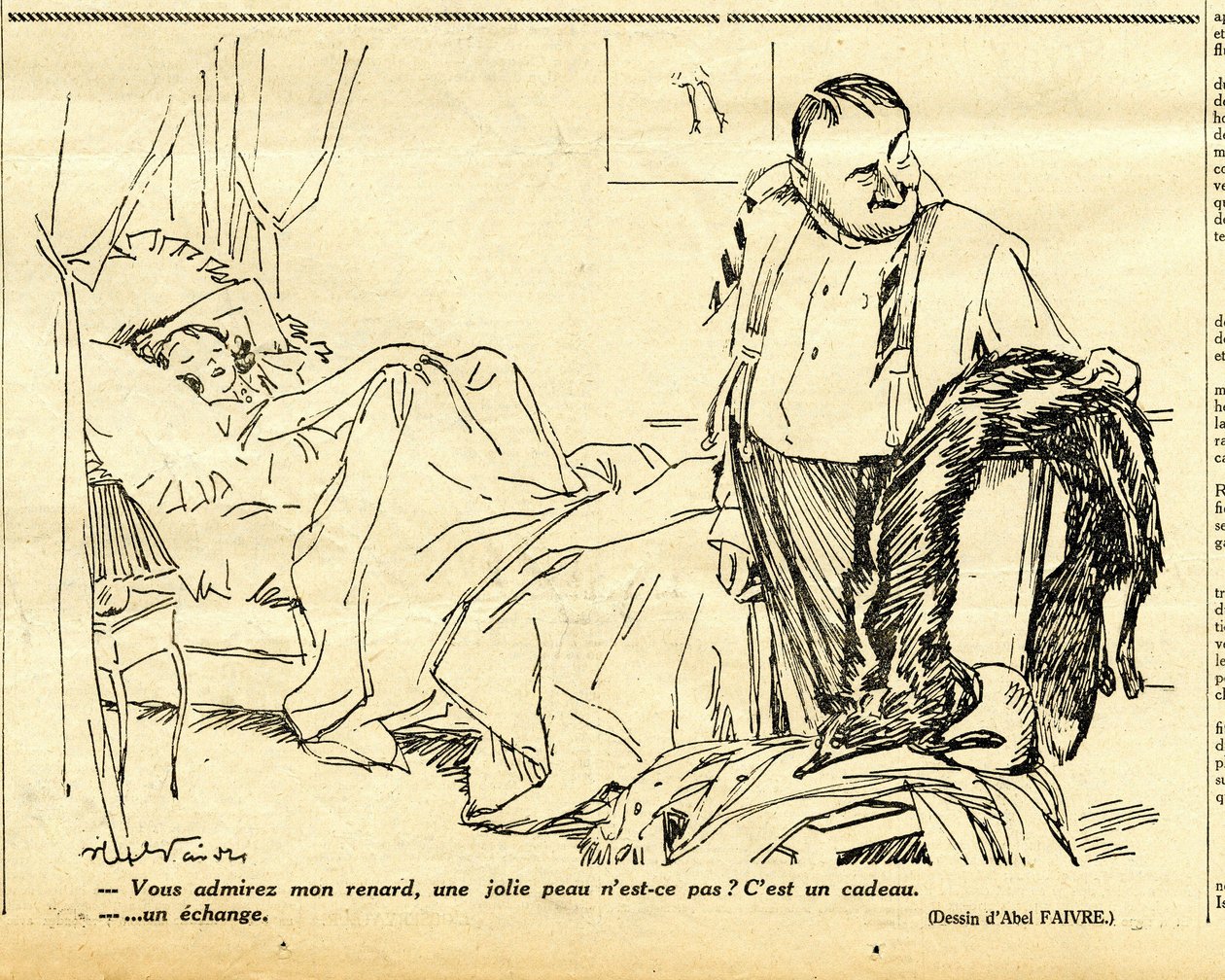 Candidato, Satirical em N & B de Jules Abel Faivre