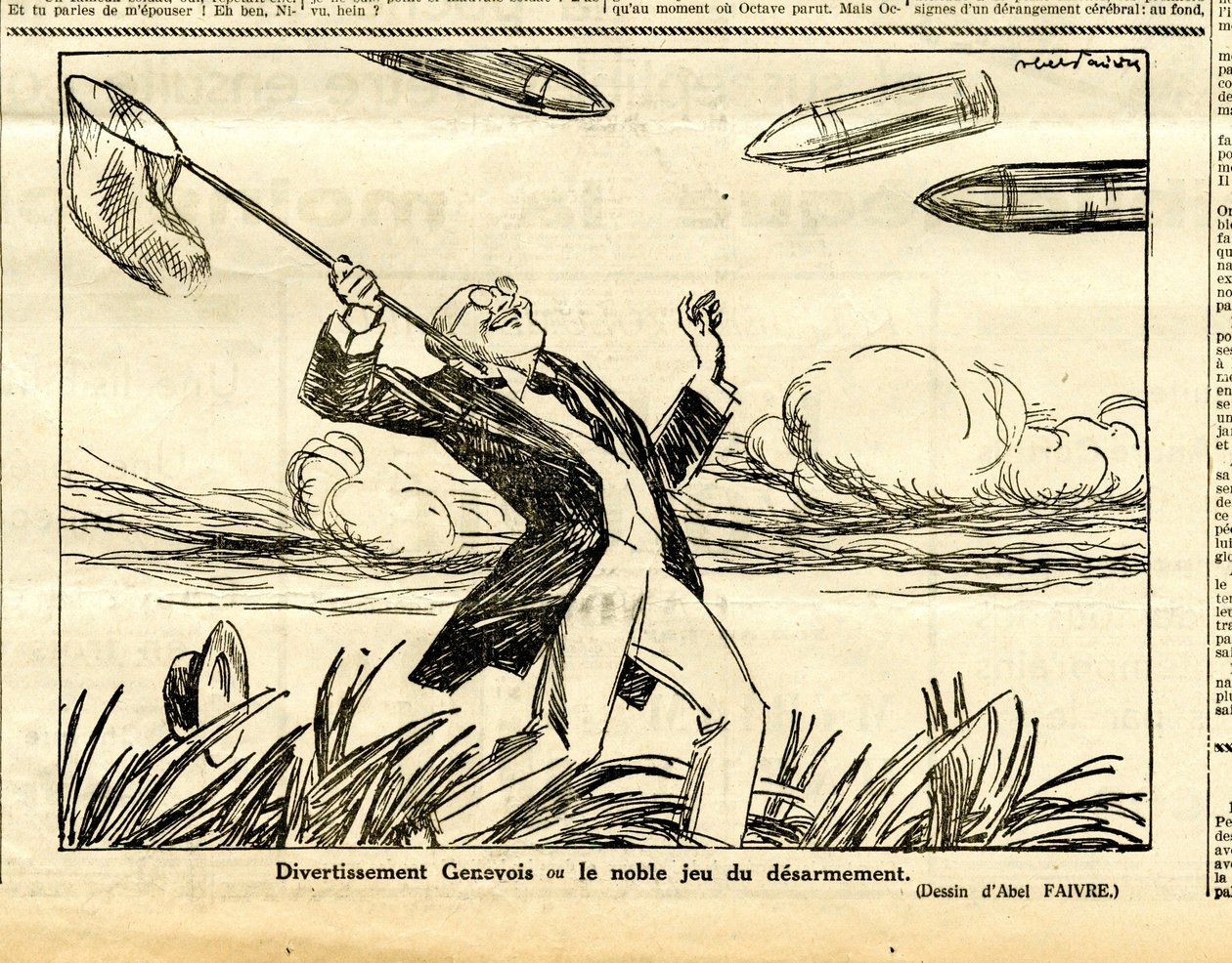 Candide, Satirical en N & B de Jules Abel Faivre