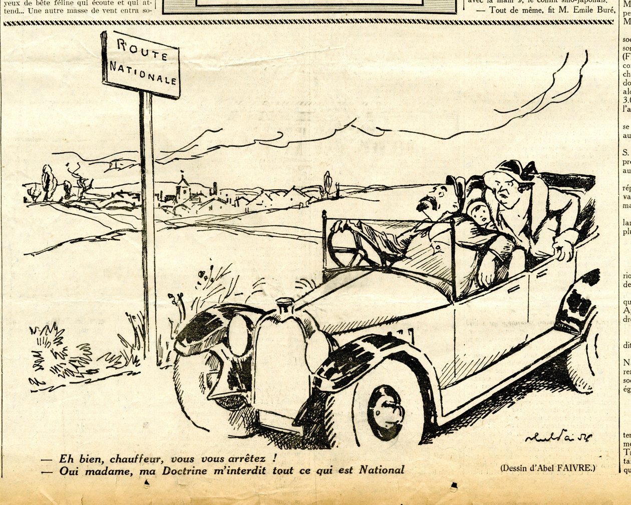 Candide, Satirical em N & B de Jules Abel Faivre