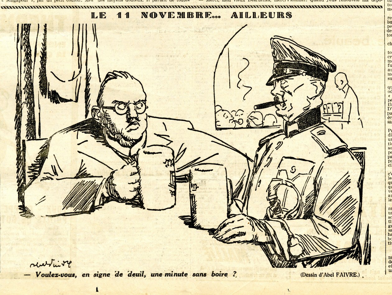 Candide, Satirical em P&B de Jules Abel Faivre
