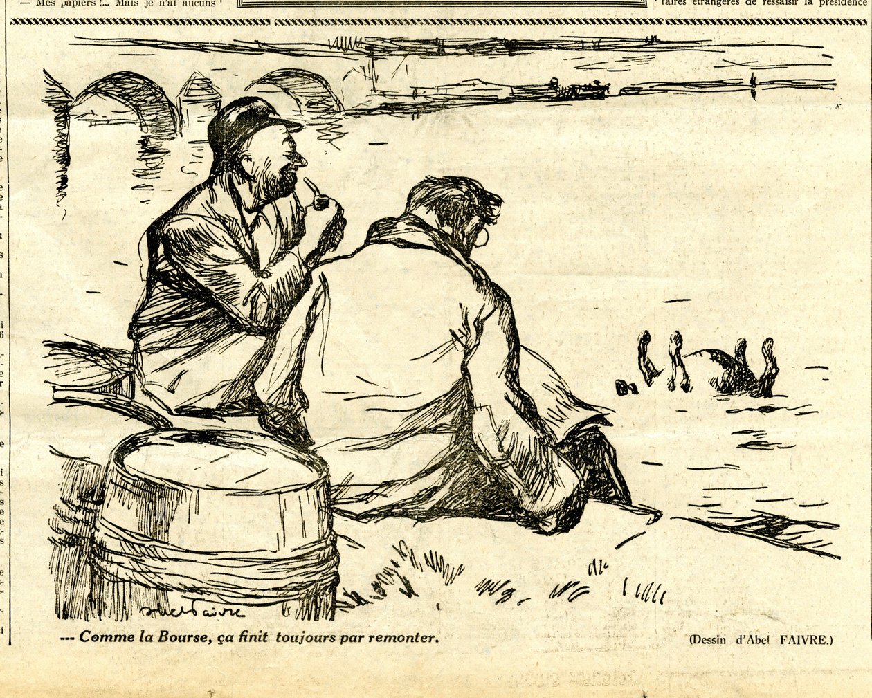 Candide, Satirical em P&B de Jules Abel Faivre