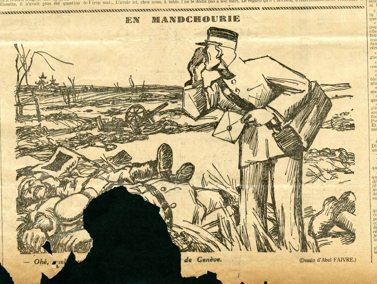 Candide, Satirical em P&B de Jules Abel Faivre