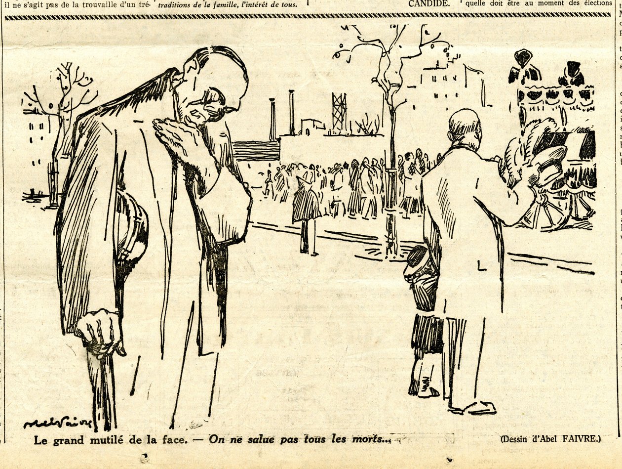 Candide, Satirical em P&B de Jules Abel Faivre