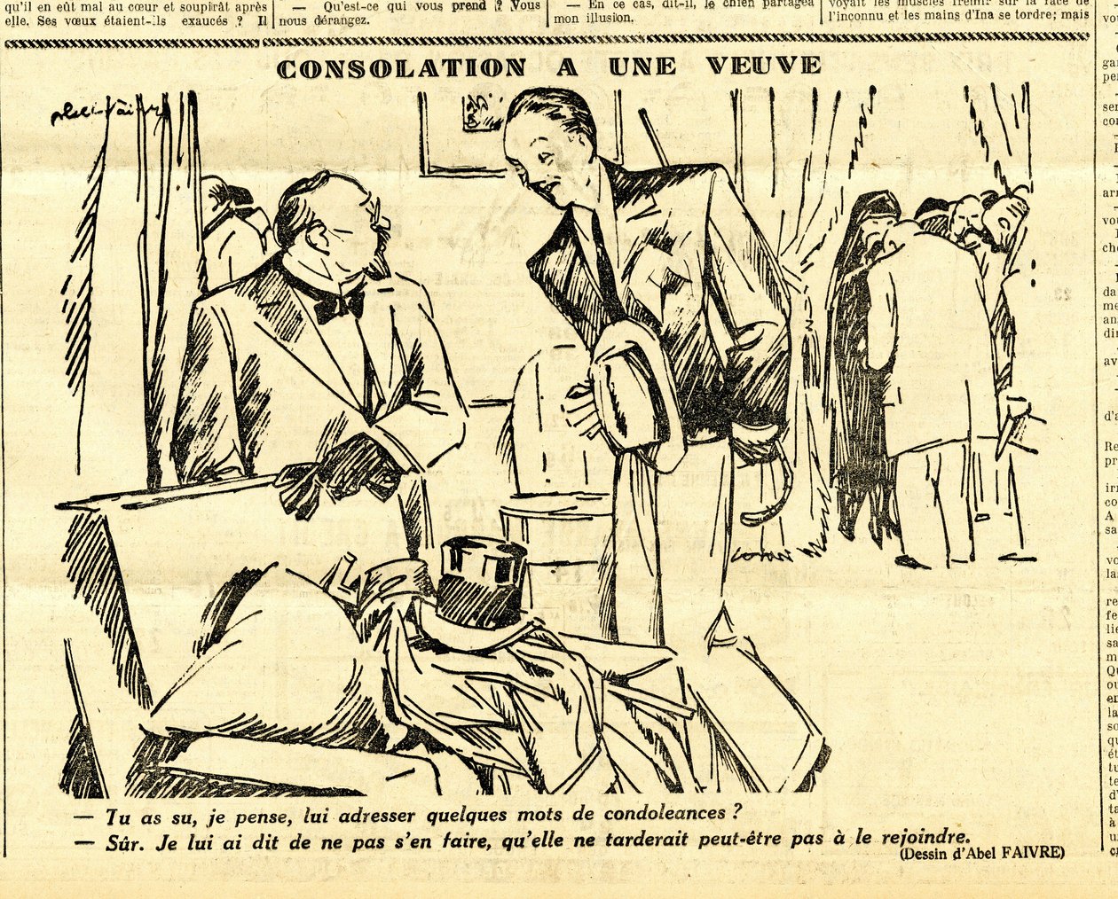 Candide, Satirical em P&B de Jules Abel Faivre