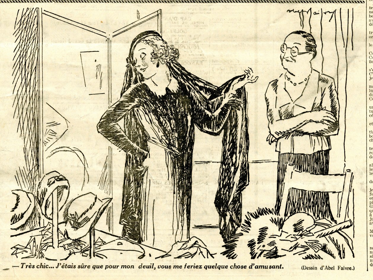 Candide, Satirical em P&B de Jules Abel Faivre