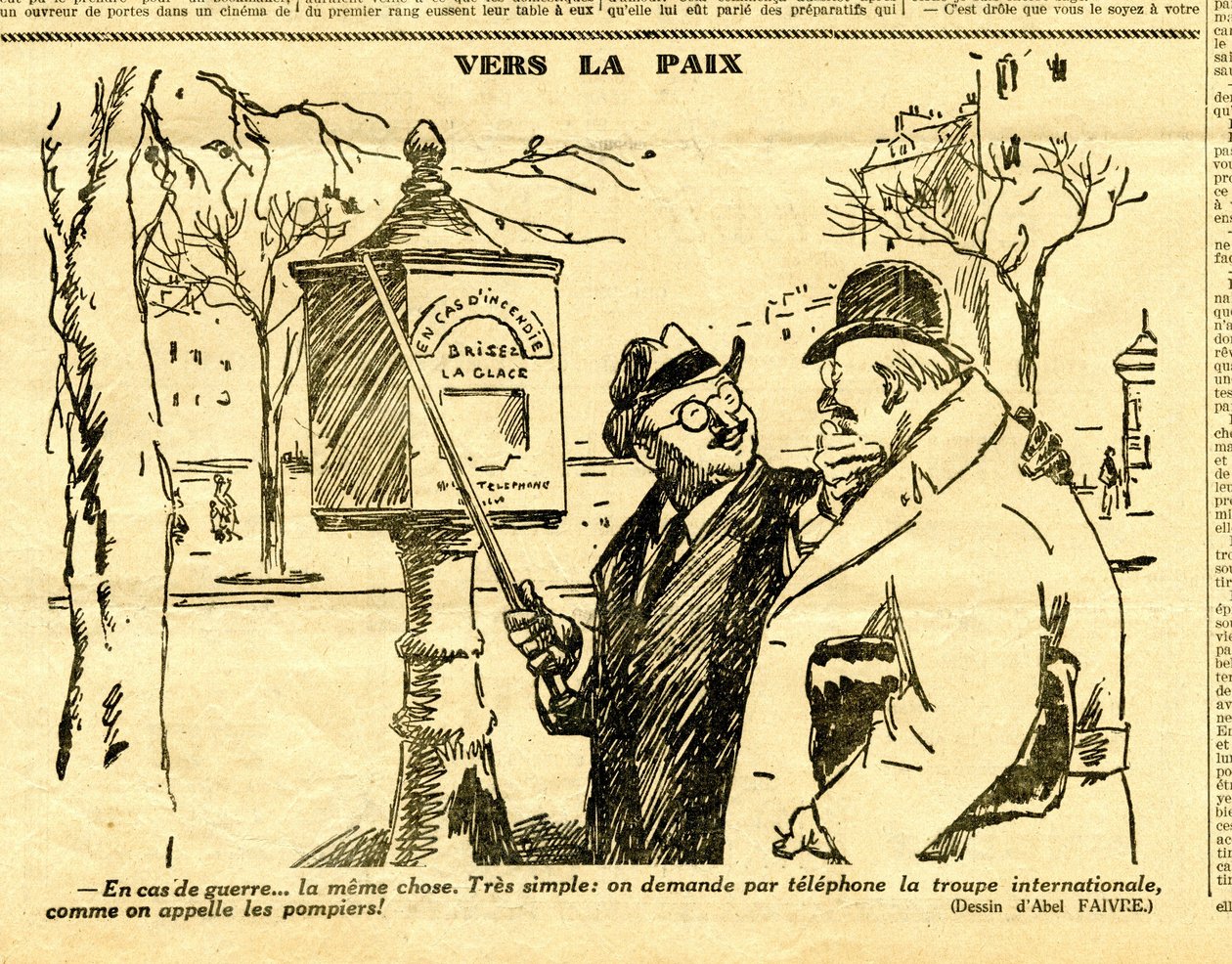 Candide, Satirical em P&B de Jules Abel Faivre