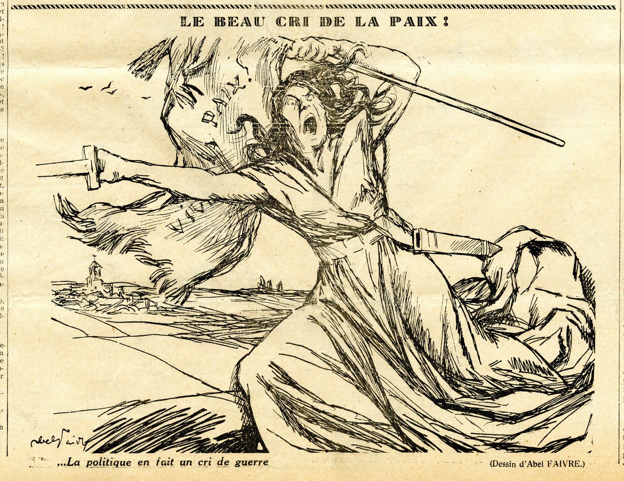 Candide, Satirical em P&B de Jules Abel Faivre