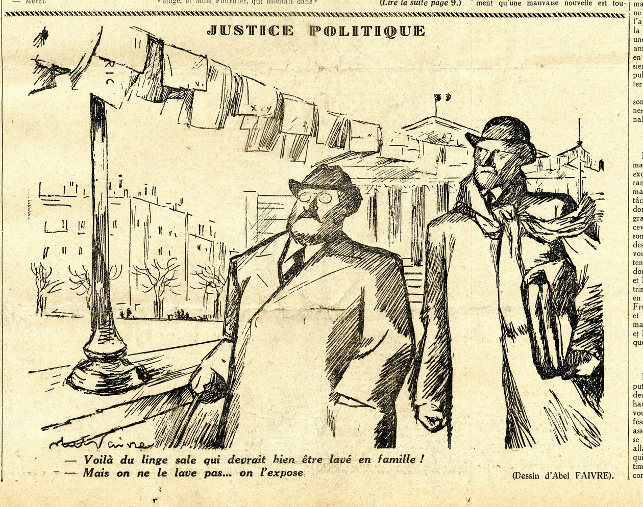 Candide, Satirical em P&B de Jules Abel Faivre
