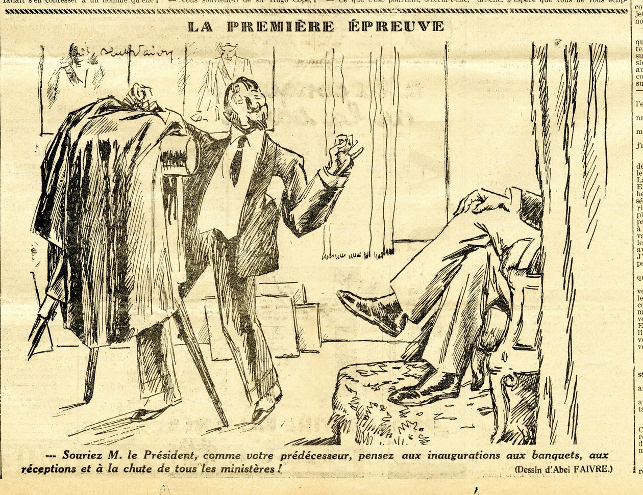 Candide, Satirical em P&B de Jules Abel Faivre