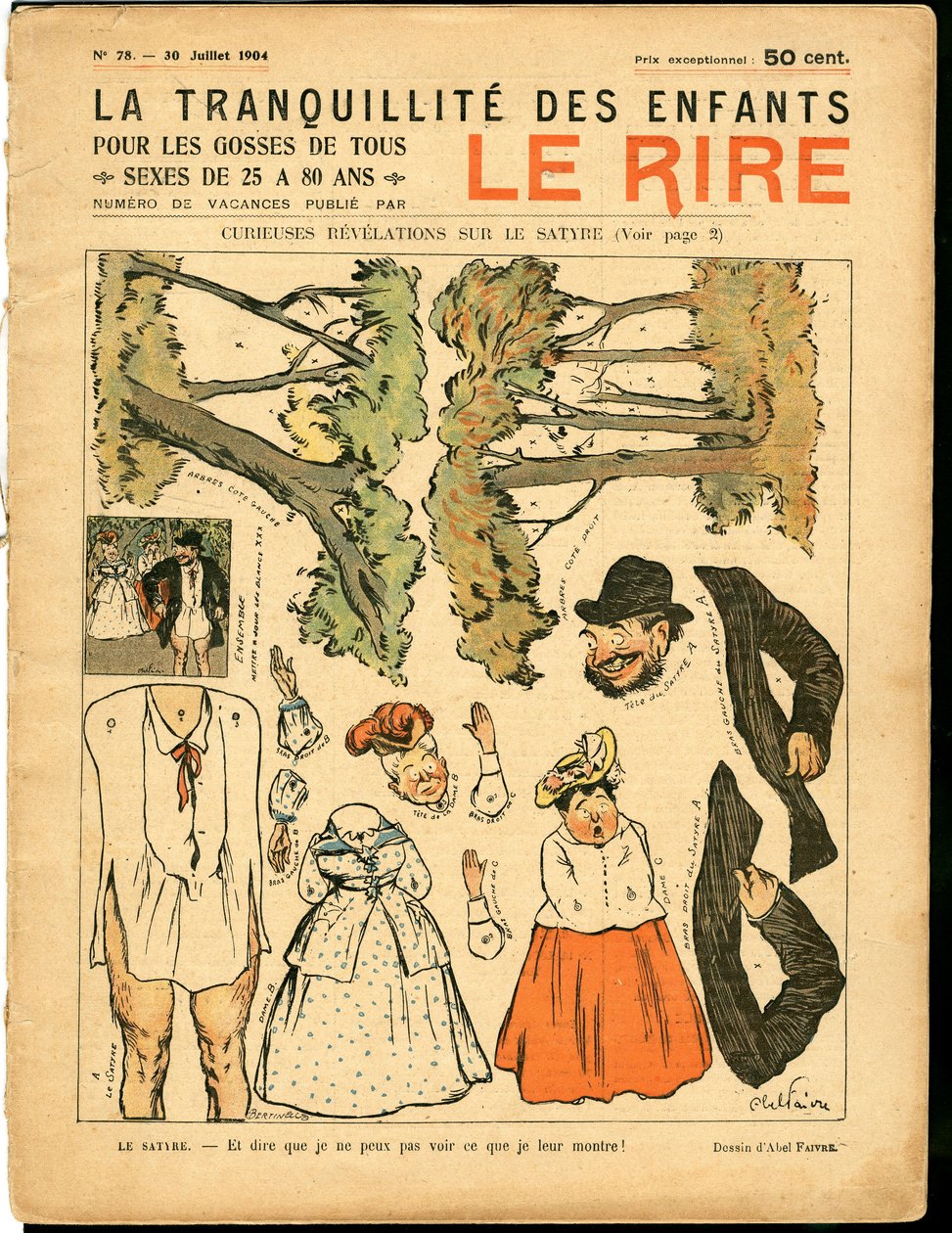 Capa de "The Laughter", número 78, Satirical in Colors de Jules Abel Faivre