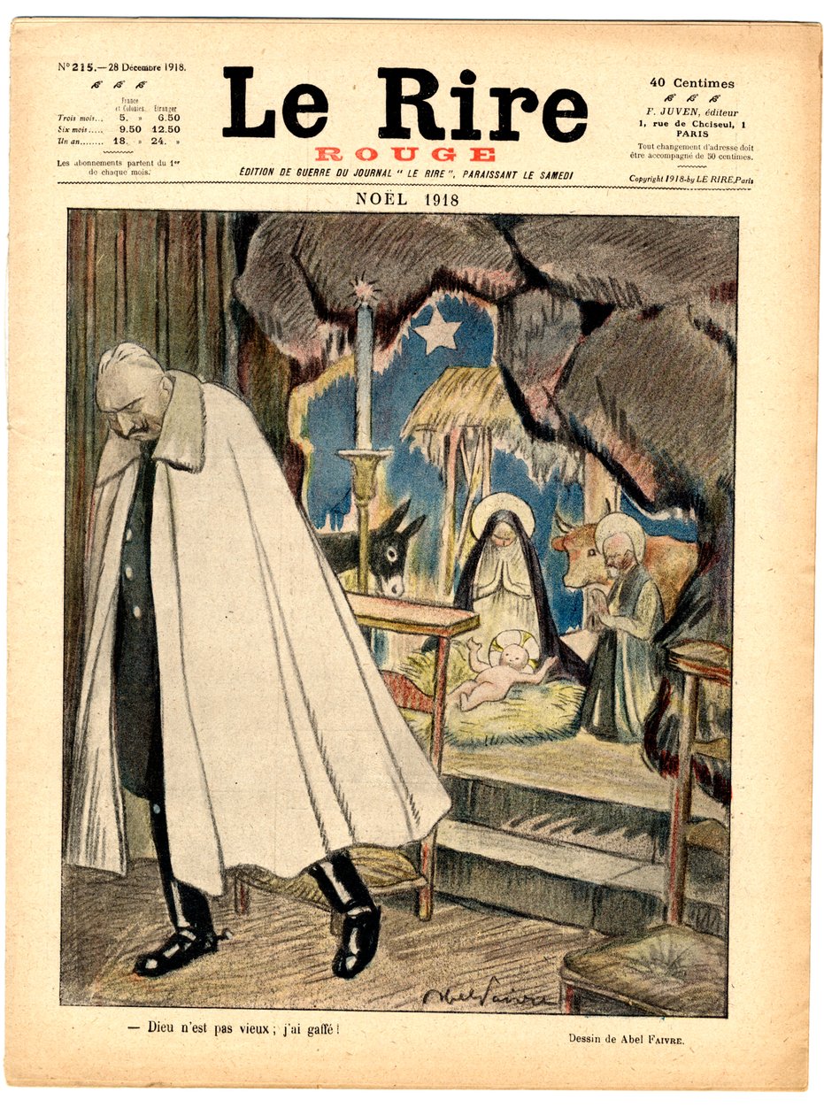 Capa de "The Red Laughter", Satirical in Colors de Jules Abel Faivre