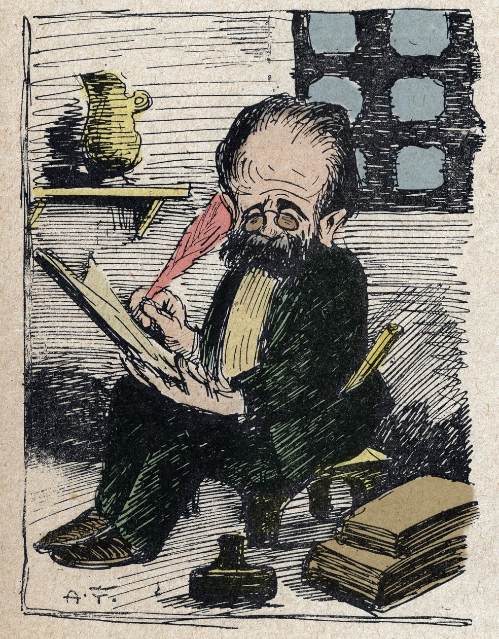 "Caso Dreyfus - "A ser publicado em breve: MES PRISONS (referência ao julgamento feito a Emile Zola pela sua posição no caso de Alfred Dreyfus e a sua crítica à justiça militar de Jules Abel Faivre
