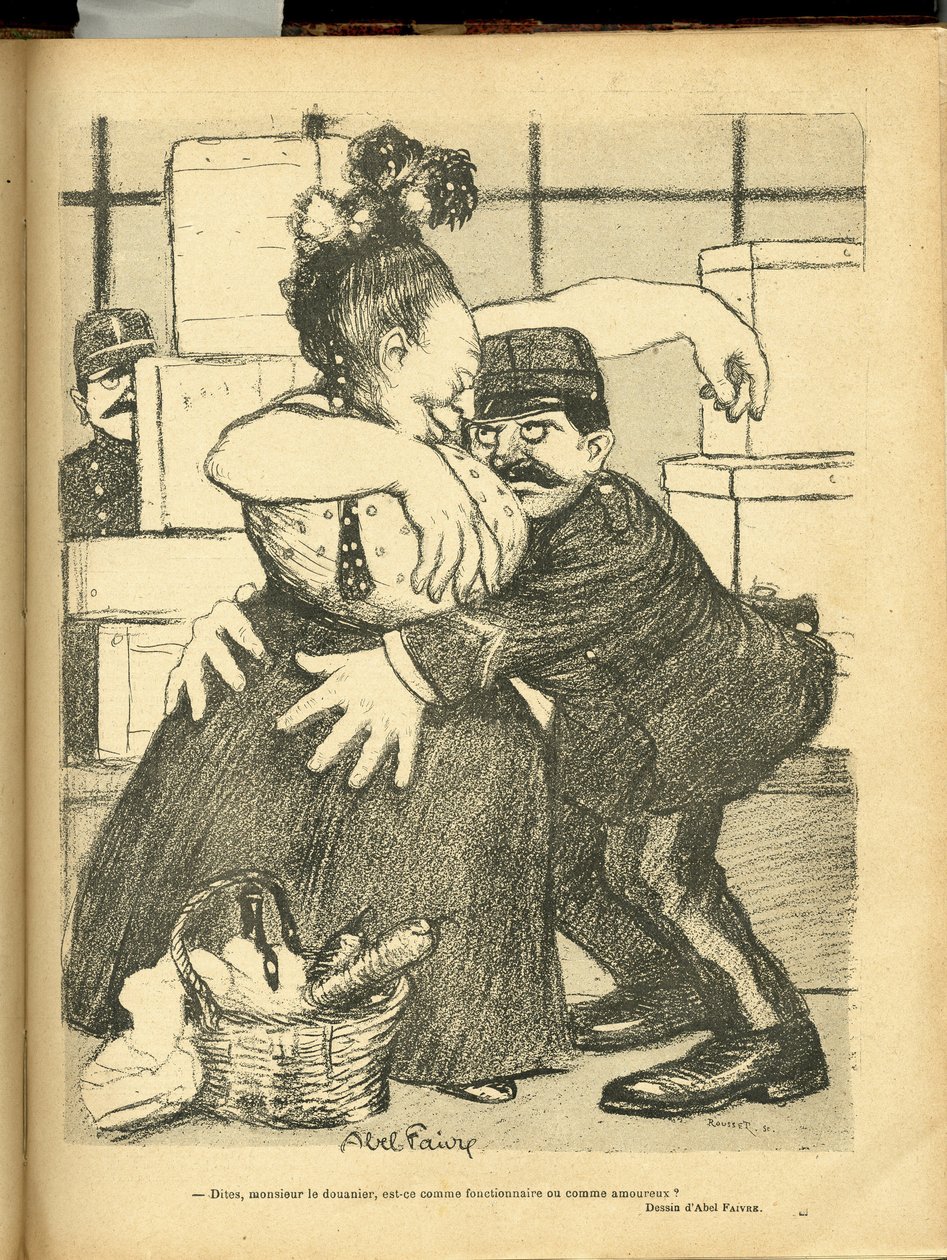 Ilustração de Abel Faivre (1867-1945) em Le Rire de Jules Abel Faivre