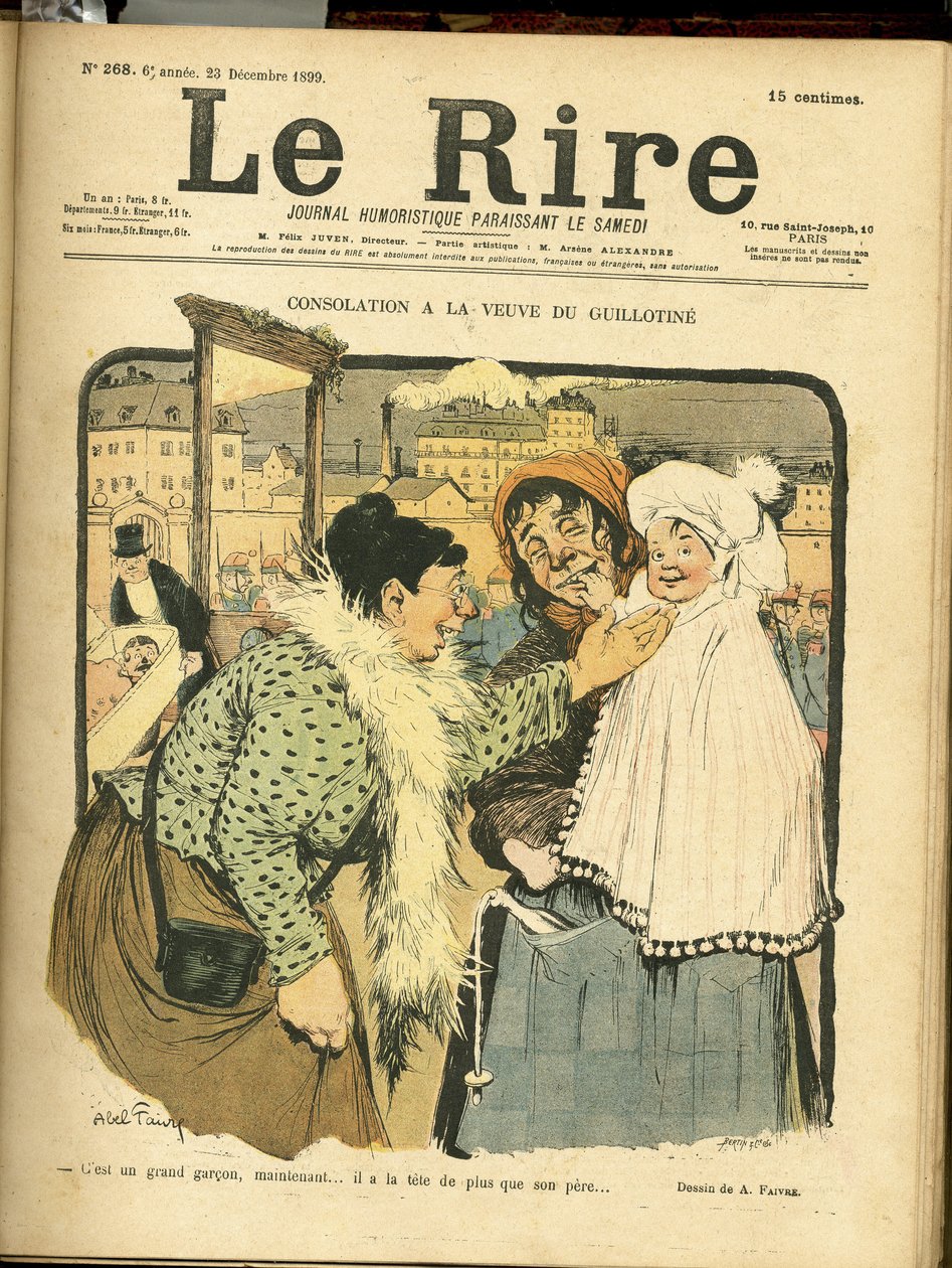 Ilustração de Abel Faivre (1867-1945) para a Capa de Le Rire de Jules Abel Faivre