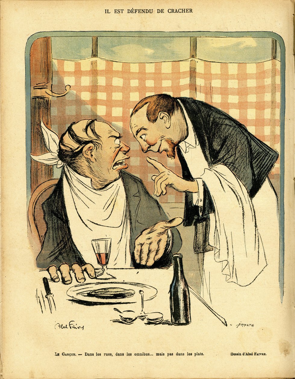 Ilustração de Abel Faivre (1867-1945) em Le Rire, no. 297 de Jules Abel Faivre