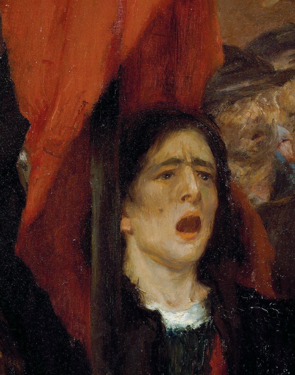 La Greve au Creusot (Greve em Creusot) de Jules Adler