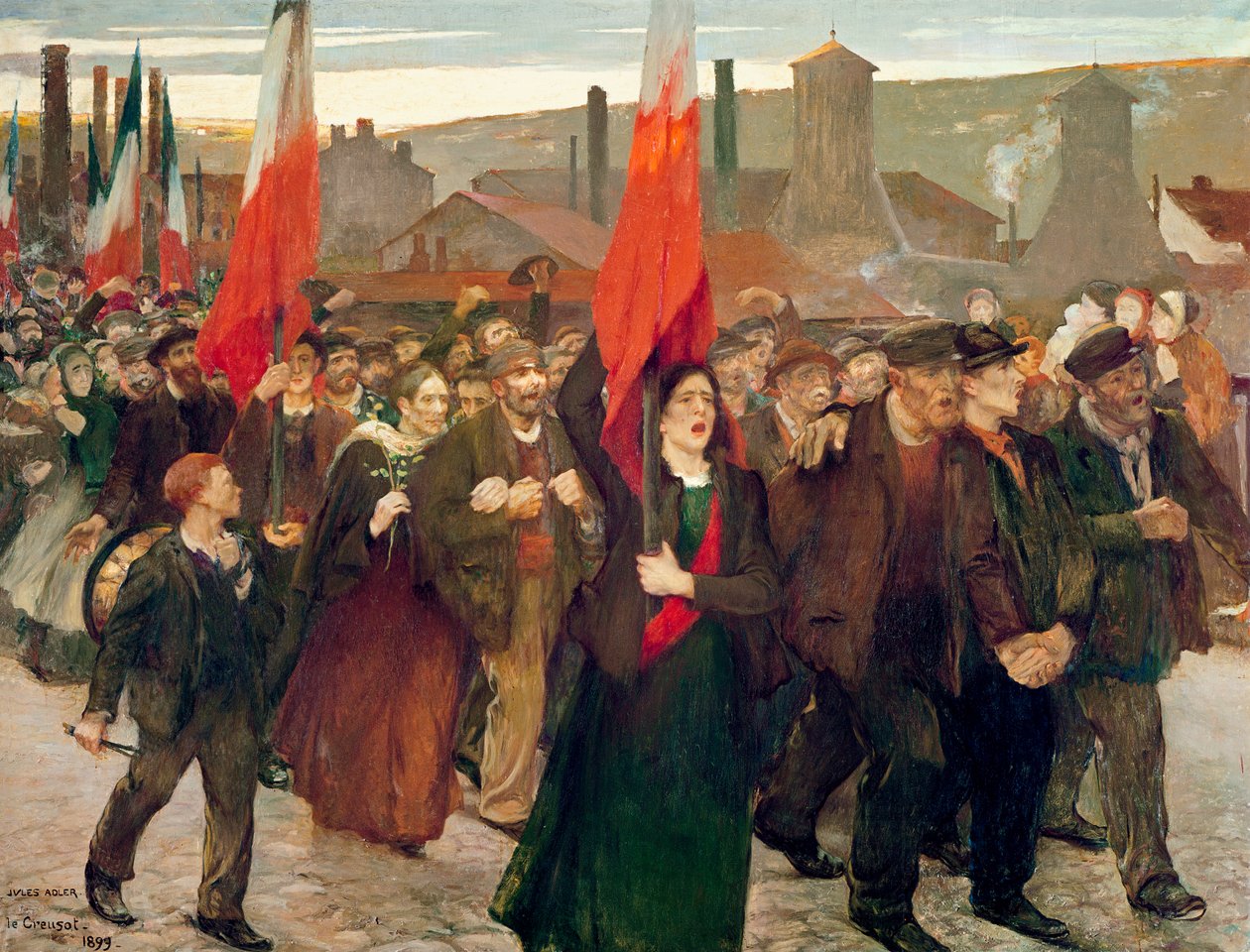 A greve de Jules Adler