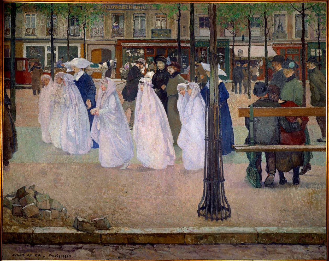 Os comunicantes ou a primavera de Paris de Jules Adler