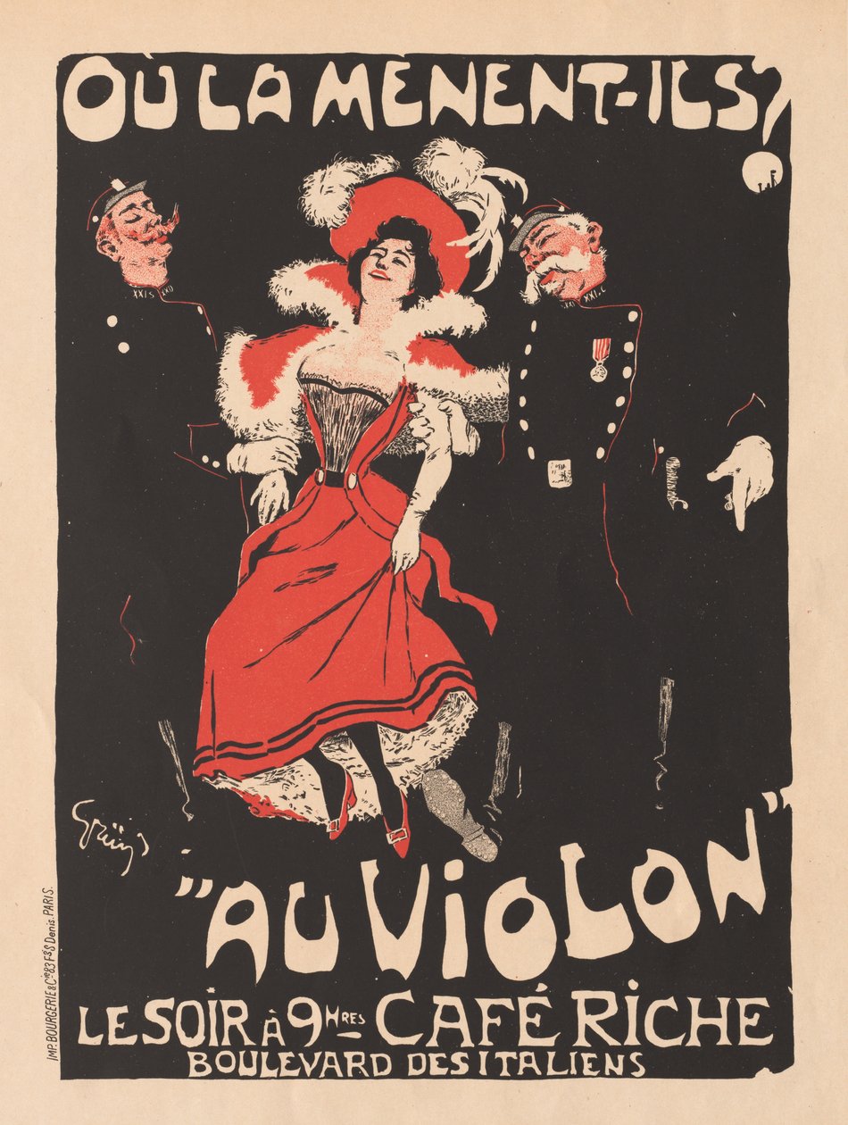 Os Mestres do Cartaz: Pl. 103 Café Reche de Jules Alexandre Grün
